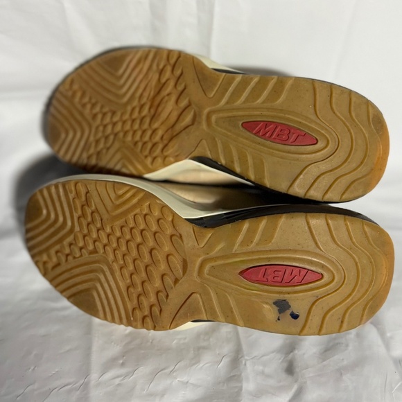 MBT Cream and Brown Women's Sneakers - Picture 8 of 8